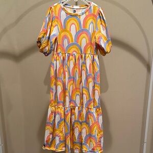Tea Collection Multicolor Rainbow Dress